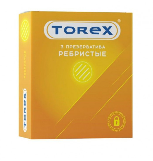 Текстурированные презервативы Torex  Ребристые  - 3 шт.
