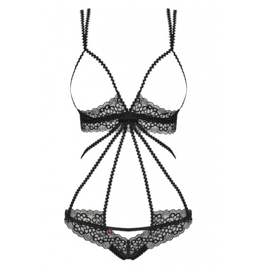 Соблазнительное боди Liferia с цветочным орнаментом