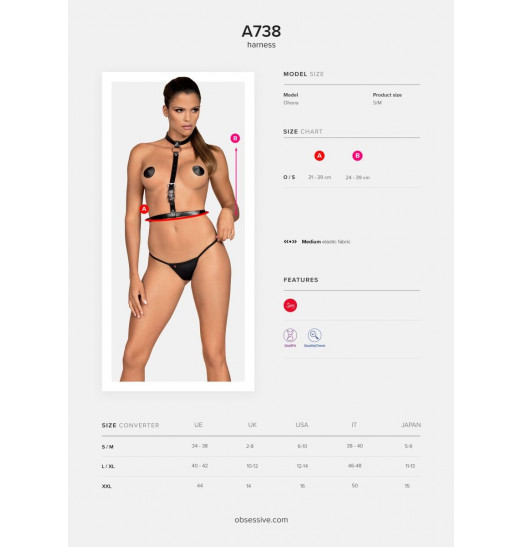 Стильная портупея с поясным ремнем