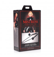 Зажимы для сосков с утяжелителями и цепочкой Clamps with Ball Weights and Chain