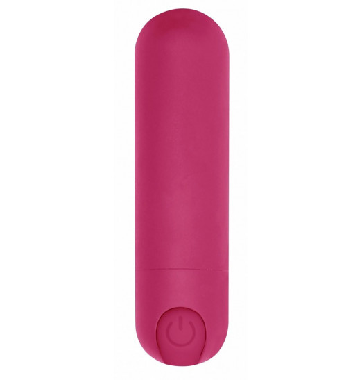 Розовая перезаряжаемая вибропуля 7 Speed Rechargeable Bullet - 7,7 см.