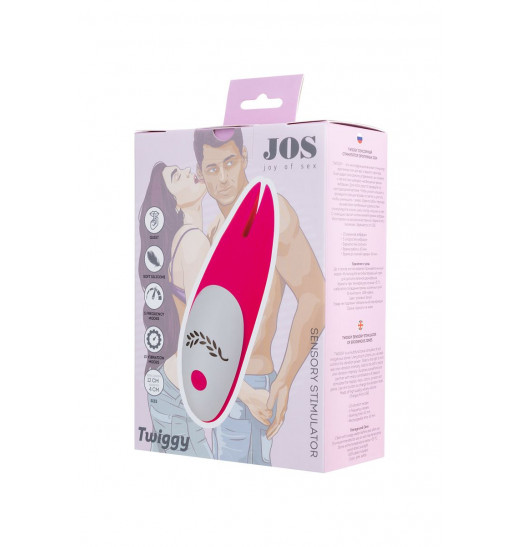 Розовый вибромассажер JOS Twiggy