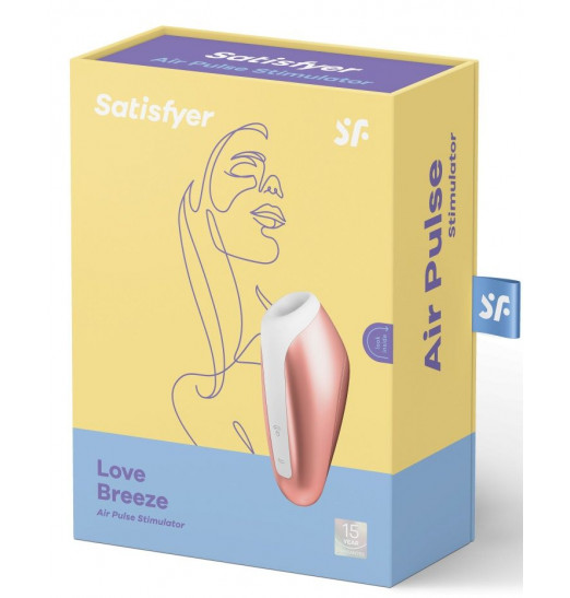 Бронзовый вакуумный массажер Love Breeze