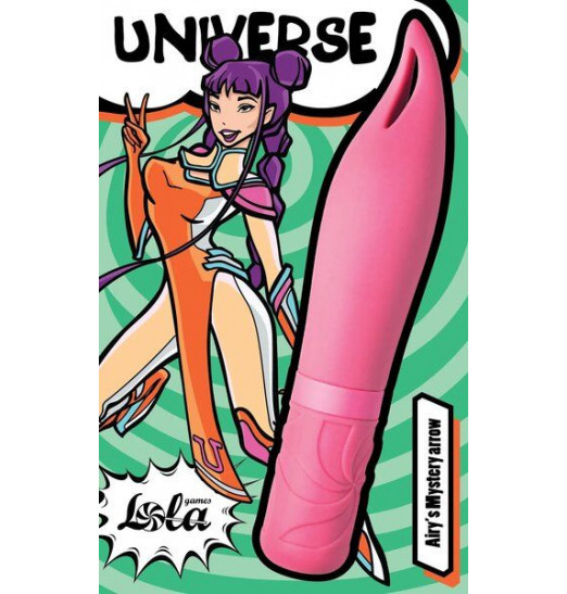 Розовый мини-вибратор Airy’s Mystery Arrow - 15,2 см.