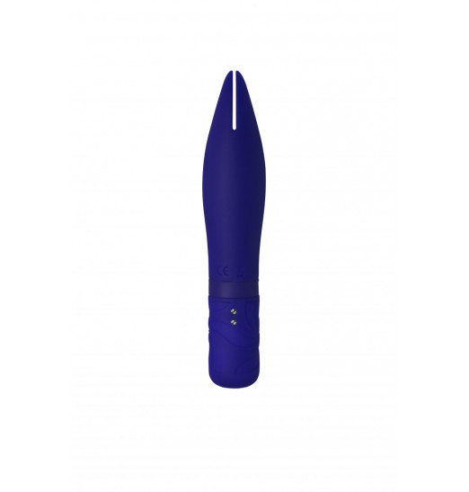 Синий мини-вибратор BonBon’s Powerful Spear - 15,2 см.