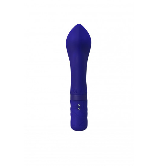 Синий мини-вибратор Mamasita’s Fantastic Shield - 15,2 см.