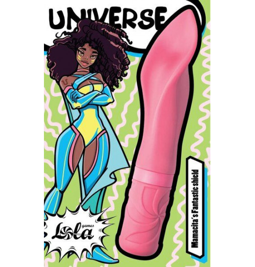 Розовый мини-вибратор Mamasita’s Fantastic Shield - 15,2 см.