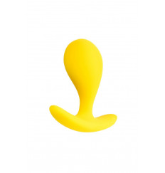 Желтая анальная втулка Blob - 5,5 см.