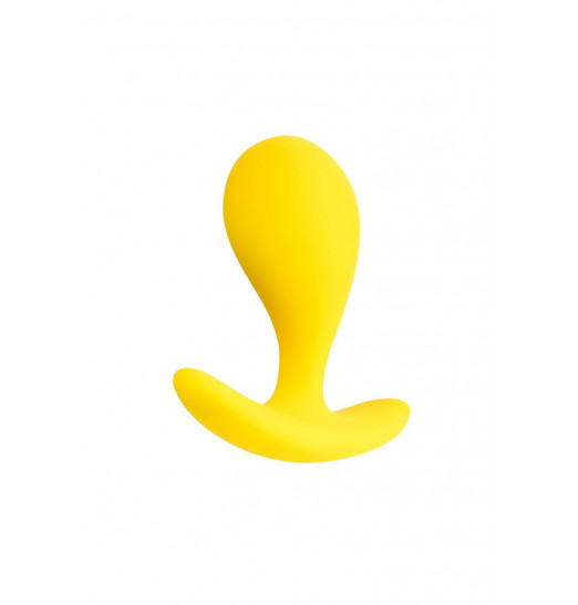 Желтая анальная втулка Blob - 5,5 см.