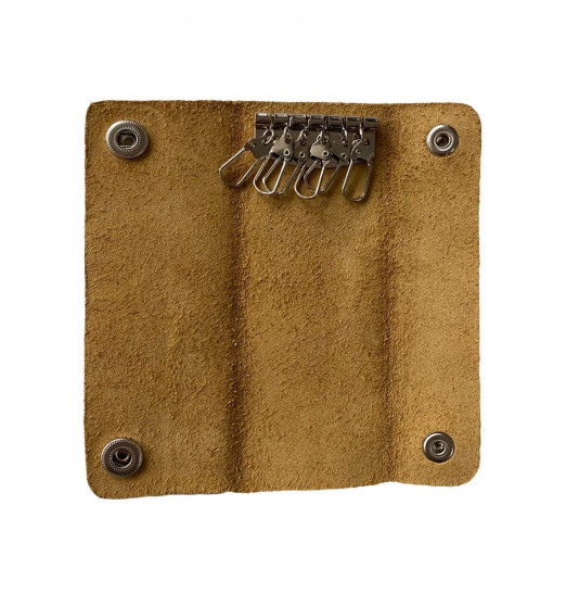 Коричневая кожаная ключница Rebelts Коричневая кожаная ключница Rebelts