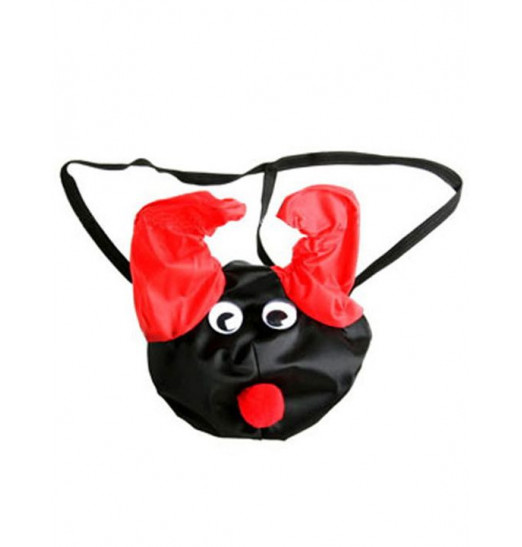 Черно-красные шаловливые мужские трусы «Дьявол»