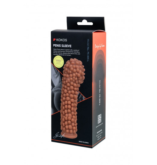 Телесная насадка с мягкими пузырьками - 16,5 см. Телесная насадка с мягкими пузырьками - 16,5 см.