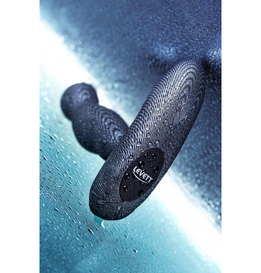 Черный вибростимулятор простаты Ancus с пультом ДУ