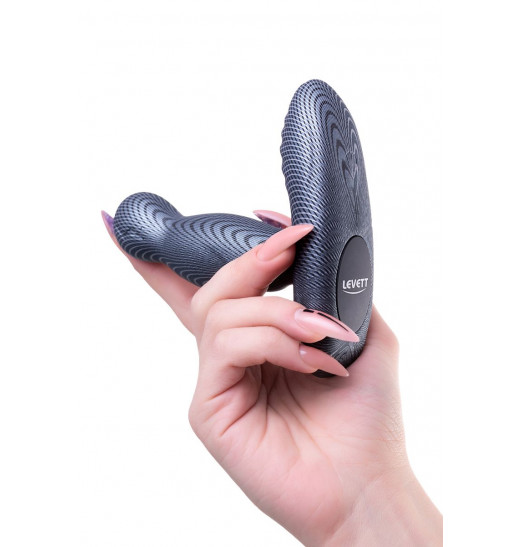 Черный вибростимулятор простаты Ancus с пультом ДУ