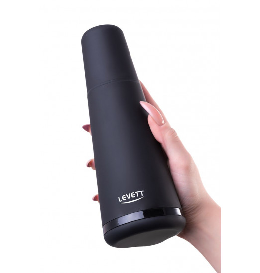 Черный мастурбатор с вибрацией Zyra Черный мастурбатор с вибрацией Zyra