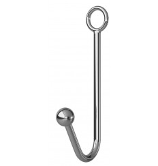 Анальный крюк с шариком на конце с фиксацией, ошейником и наручниками