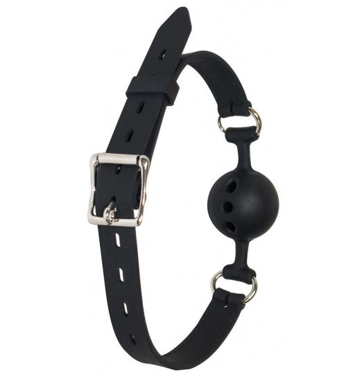 Черный кляп-шарик Charmer S