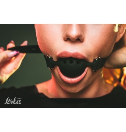 Черный кляп-шарик Charmer S