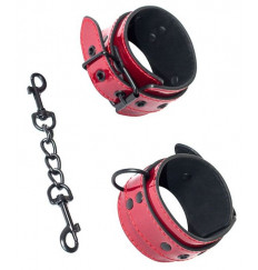 Красно-черные наручники Bizzare