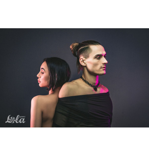 Черный ошейник Embrace с ключиком Черный ошейник Embrace с ключиком