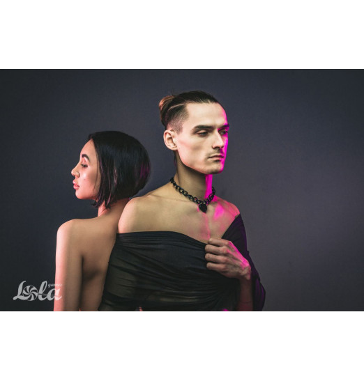 Черный ошейник Embrace с ключиком Черный ошейник Embrace с ключиком