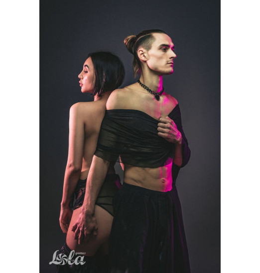 Черный ошейник Embrace с ключиком Черный ошейник Embrace с ключиком