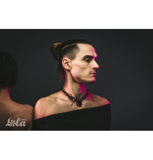 Черный ошейник Embrace с ключиком Черный ошейник Embrace с ключиком