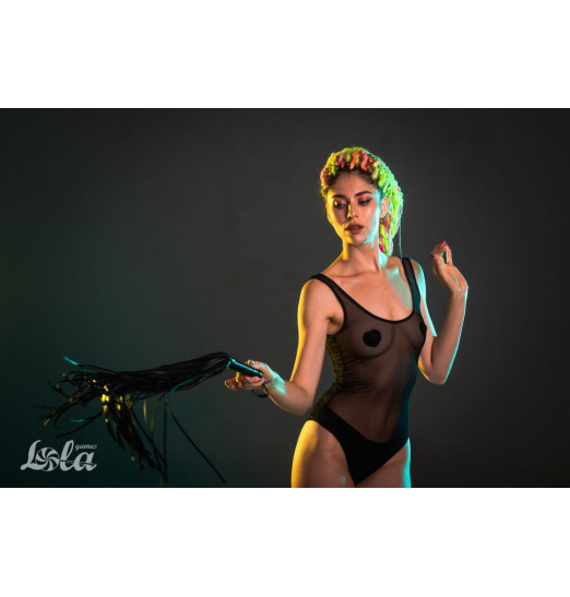 Черная плеть Delight - 70 см.