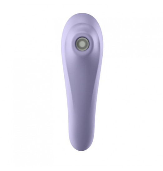 Сиреневый вакуум-волновой вибромассажер Dual Pleasure