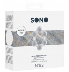 Прозрачное эрекционное кольцо No.82 Weighted Cock Ring