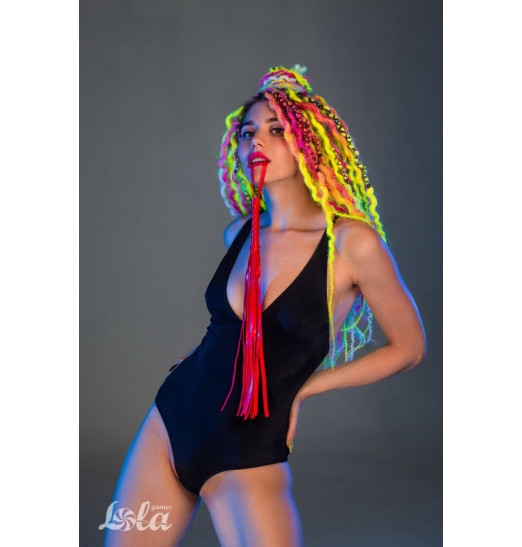 Красная плеть Party Hard Risque - 63,5 см.