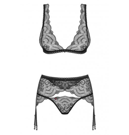 Роскошный кружевной комплект нижнего белья Firella с поясом