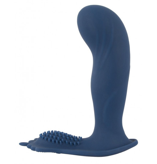 Синий вибростимулятор простаты Vibrating Butt Plug - 11,7 см. Синий вибростимулятор простаты Vibrating Butt Plug - 11,7 см.