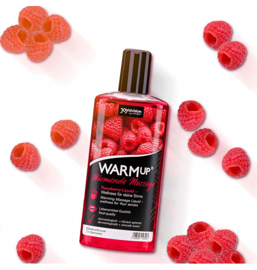 Массажное масло с ароматом малины WARMup Raspberry - 150 мл.