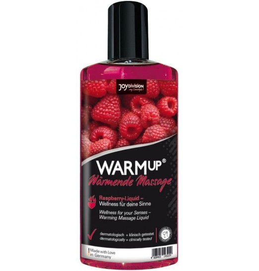 Массажное масло с ароматом малины WARMup Raspberry - 150 мл.