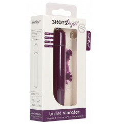 Фиолетовая вибропуля Bullet Vibrator Extra Long - 10,5 см.