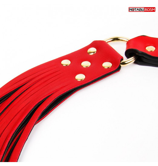 Большой эротический набор БДСМ в красном исполнении