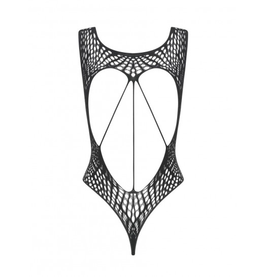 Пикантное полупрозрачное боди с открытой спинкой