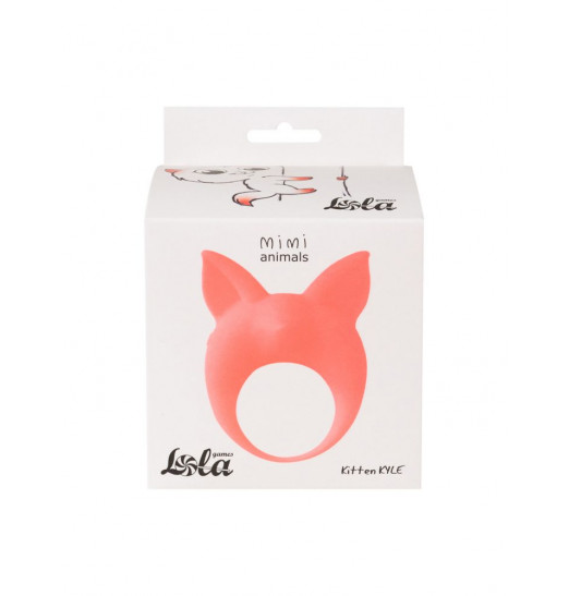 Оранжевое эрекционное кольцо Kitten Kyle Оранжевое эрекционное кольцо Kitten Kyle