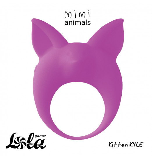 Фиолетовое эрекционное кольцо Kitten Kyle