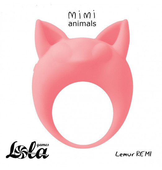 Оранжевое эрекционное кольцо Lemur Remi