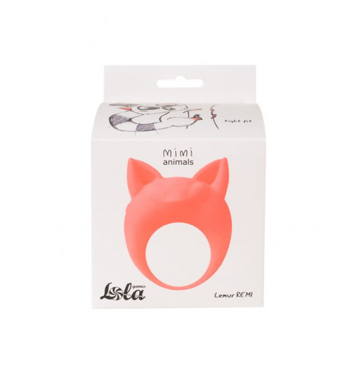 Оранжевое эрекционное кольцо Lemur Remi