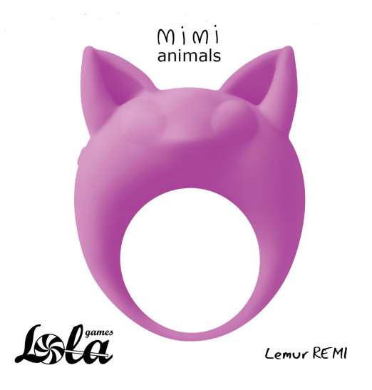 Фиолетовое эрекционное кольцо Lemur Remi