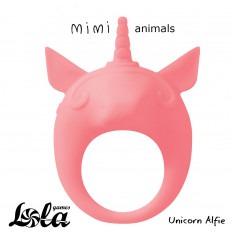 Оранжевое эрекционное кольцо Unicorn Alfie