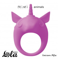 Фиолетовое эрекционное кольцо Unicorn Alfie