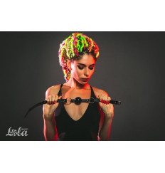 Черный гладкий кляп-шарик Crave