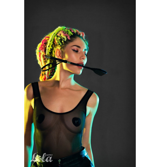 Черный стек Seduction - 58,7 см.