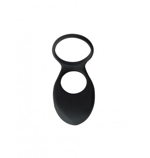 Черное эрекционное виброкольцо Daydream