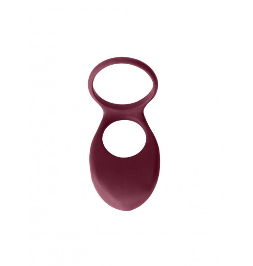 Бордовое эрекционное виброкольцо Daydream Бордовое эрекционное виброкольцо Daydream