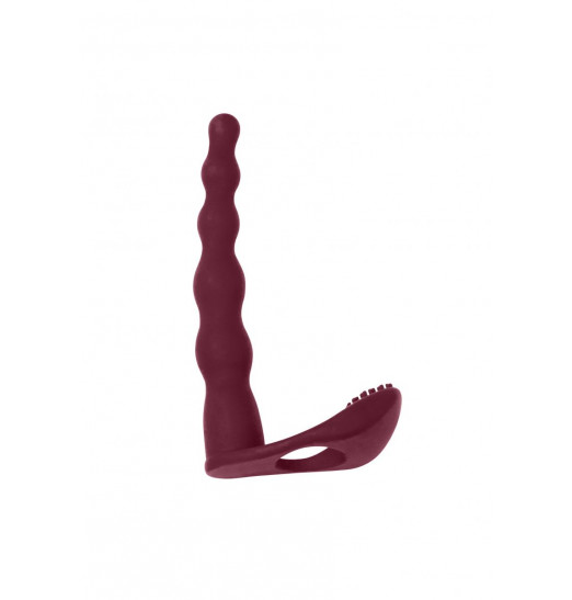 Бордовая вибронасадка для двойного проникновения Farnell - 17 см.